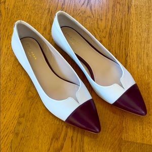Cole Haan Two Tone Flats Never Worn